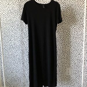 Forever 21 Black T-Shirt dress